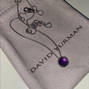 David and Sybil Yurman’s purple Châtelaine Collection necklace .